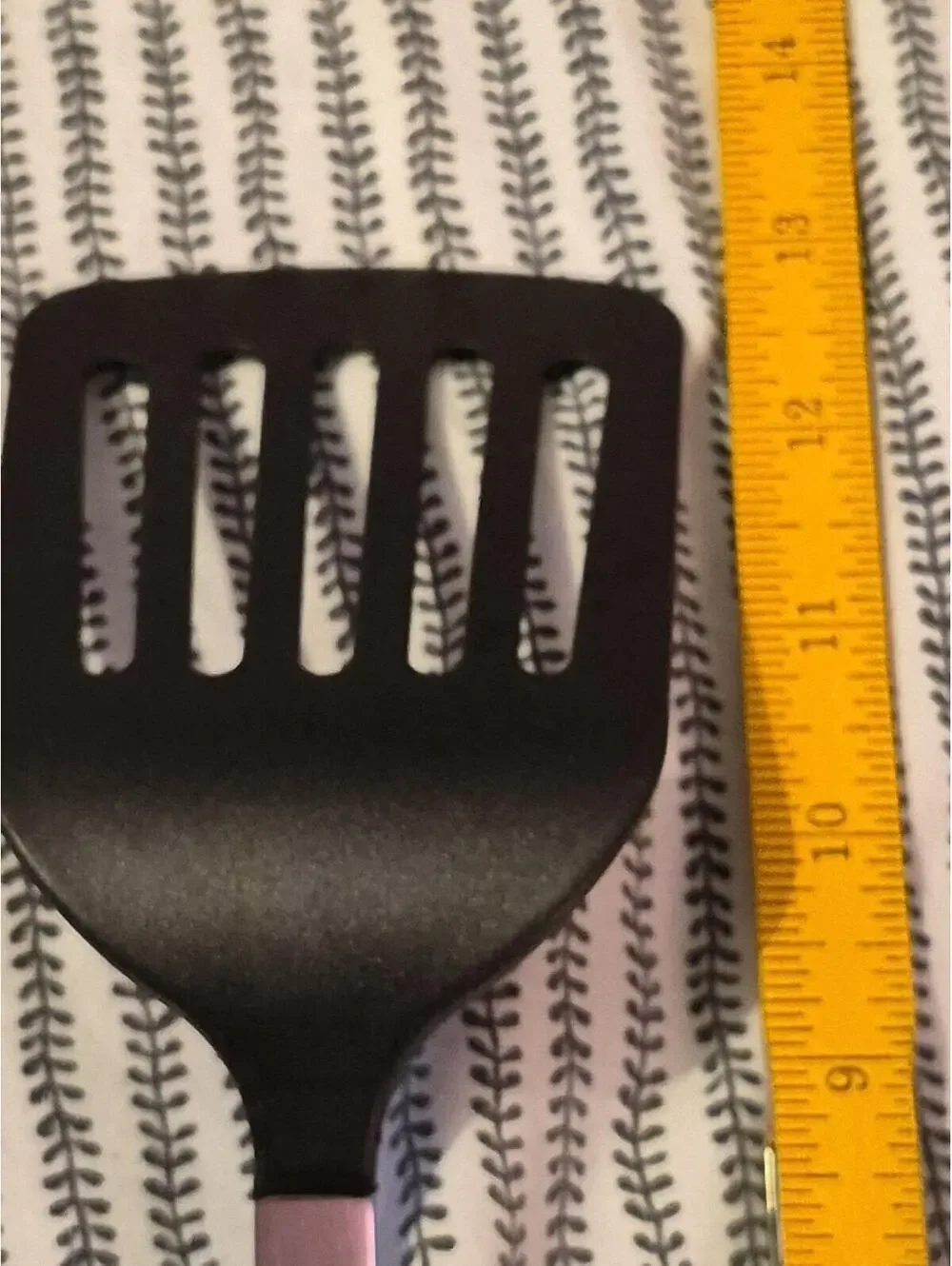 Pyrex Accessories Slotted Nylon Stainless Spatula Black Flipper Turner 13